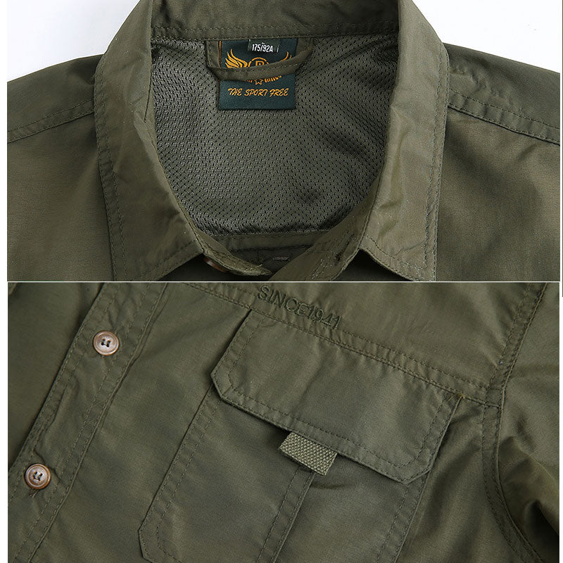 Camisa Masculina Militar Tático Mangas Compridas - REF C026